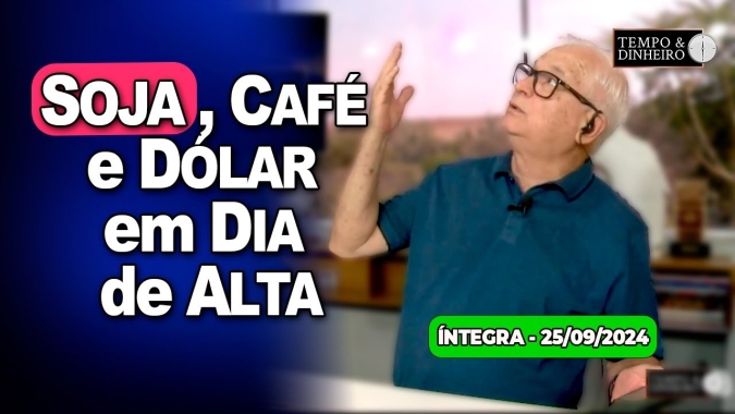 Soja, café e dólar em dia de alta. Chuvas intensas e novo alerta para o Rio Grande do Sul