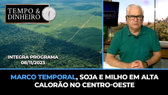 Marco temporal, soja e milho em altacalorão no centro-oeste