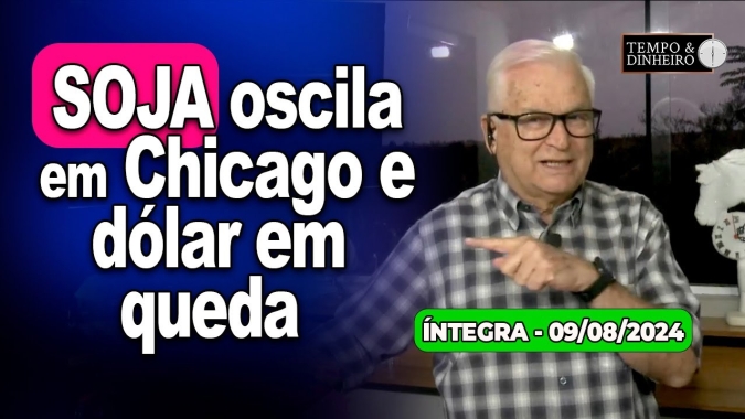 Dólar em queda, soja oscila em Chicago e café recua. Frio mais intenso do ano