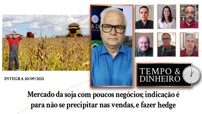 Mercado da soja com poucos negócios; indicação é para o produtor não se precipitar nas vendas, e fazer hedge