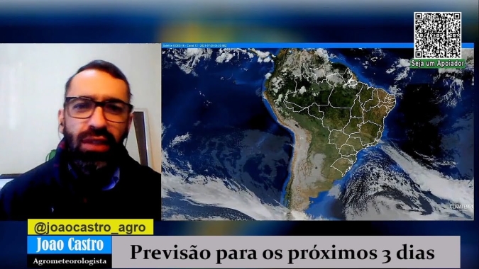 Frente fria se dissipa no Oceano, e, atrás, sobe a temida Massa Polar. Agora é que são elas...