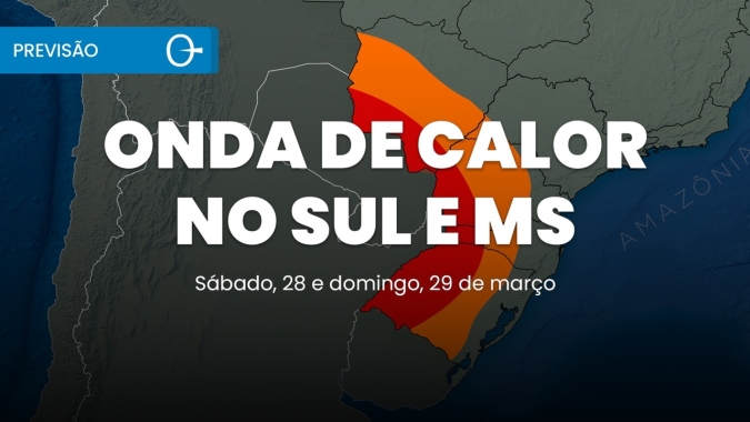 Onda de Calor e Temporais no Fim de Semana no Brasil 28 e 29/03/2026
