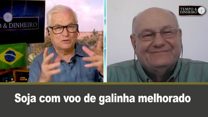Soja com voo de galinha melhorado