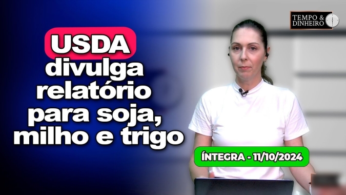 USDA divulga relatório para soja, milho e trigo. Dólar dispara. Café cai com avanço das chuvas no Br