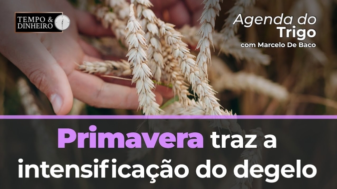 Outono chega para nós, para o Hemisfério Norte, a primavera traz a intensificação do degelo.