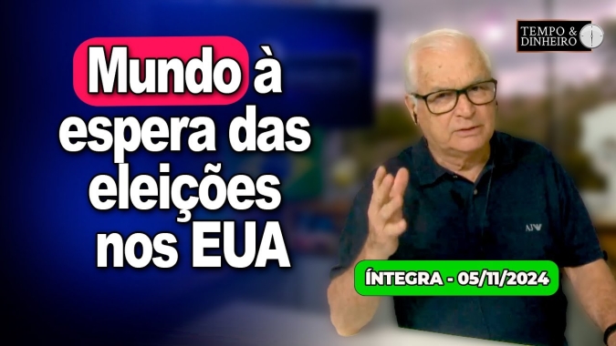 Mundo à espera das eleições nos EUA. China estocada. Chuvas pesadas no Sudeste