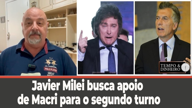 Eleição na Argentina: Javier Milei busca apoio de Macri para o segundo turno