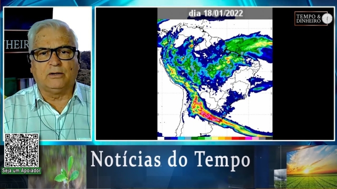 Chuvas irregulares no Sul, parte do MS e Paraguai nos próximos dias. Chove no Nordeste