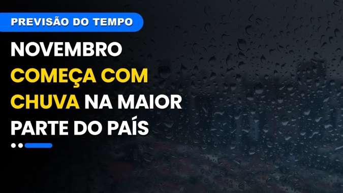 Confira a previsão do tempo para esta sexta-feira (01) para todo o Brasil