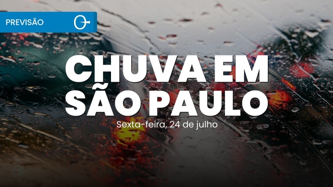 Frente fria avança pelo Sudeste e aumenta a chuva em São Paulo | Previsão do Tempo 24/07/2026