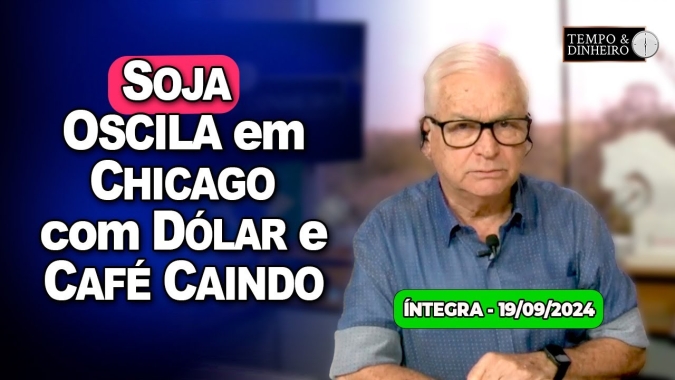 Soja oscila em Chicago em dia de queda para o dólar e café. Chuvas se espalham e RS está em alerta