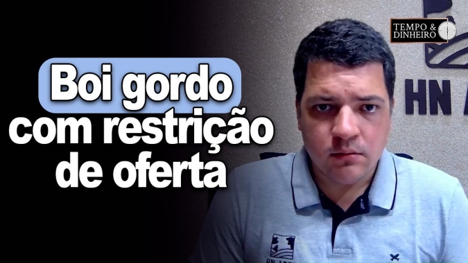 Boi gordo encerra semana com restrição de oferta e preços firmes .Hyberville Neto
