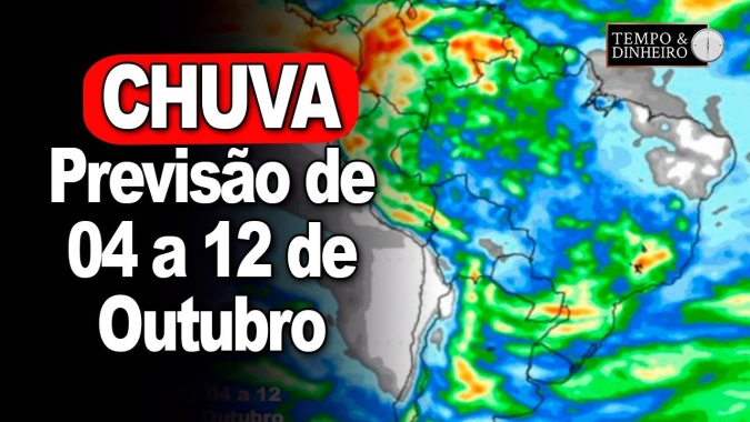 Chuvas pontuais em várias regiões do País neste fim de semana e concentradas no RS