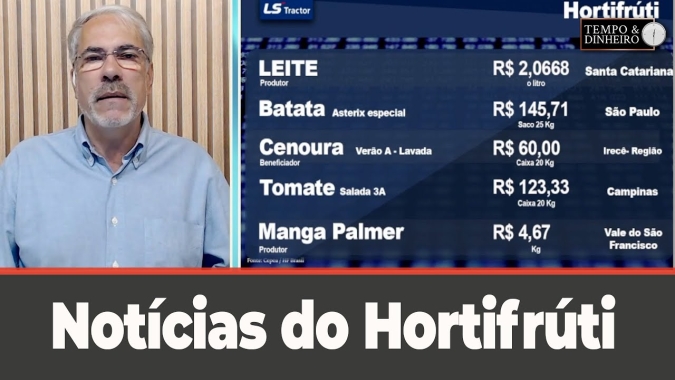 Notícias do Hortifrúti com Sérgio Braga