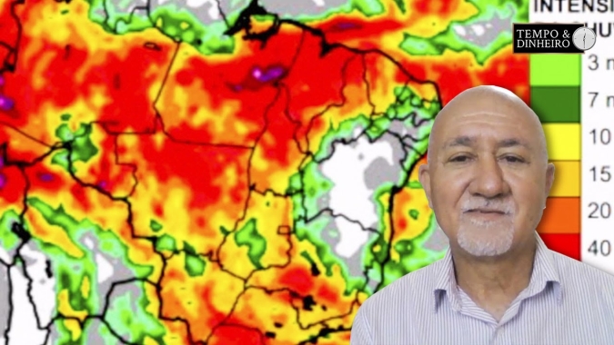 Chuvas no norte do RS, SC e MT e Feriado com chuva em SP