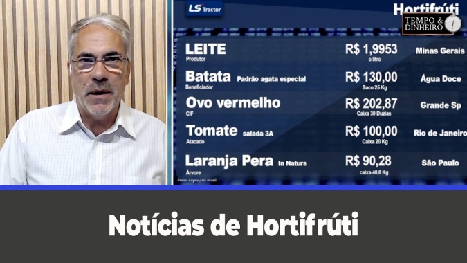Notícias de Hortifrúti com Sérgio Braga