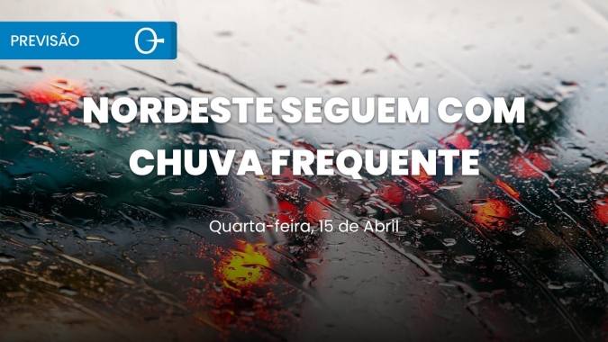 Previsão do tempo: contrastes no Brasil com chuva no Norte e tempo seco no Sudeste 15/04/2026