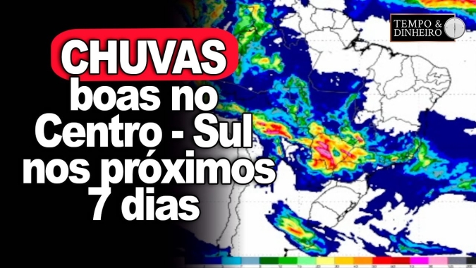 Chuvas intensas sobre Sudeste e regiões do MATOPIBA, veja previsão para outras regiões