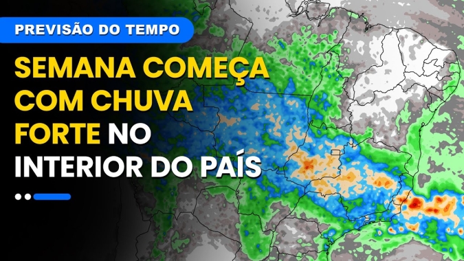 Confira a previsão do tempo para esta segunda-feira (28) para todo o Brasil