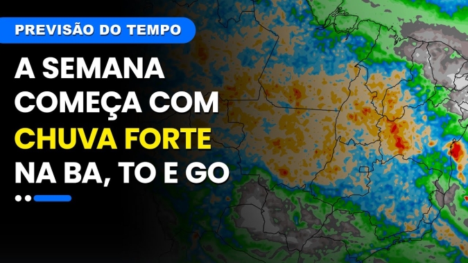 Confira a previsão do tempo para esta segunda-feira (11) para todo o Brasil