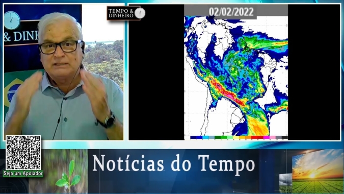 Chuva no Paraguai chega acompanhada de vento forte