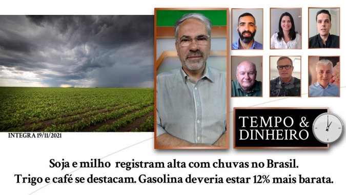 Soja e milho registram alta com chuvas no Brasil. Gasolina deveria estar 12% mais barata.
