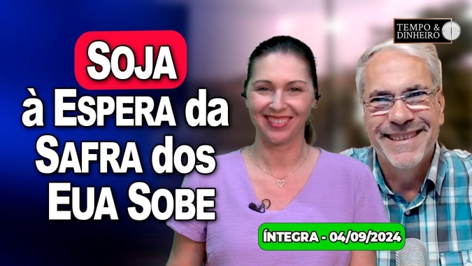 Soja a espera da safra dos EUA sobe com trigo. Café em alta. Chuva no Sul, calor e seca no Brasil