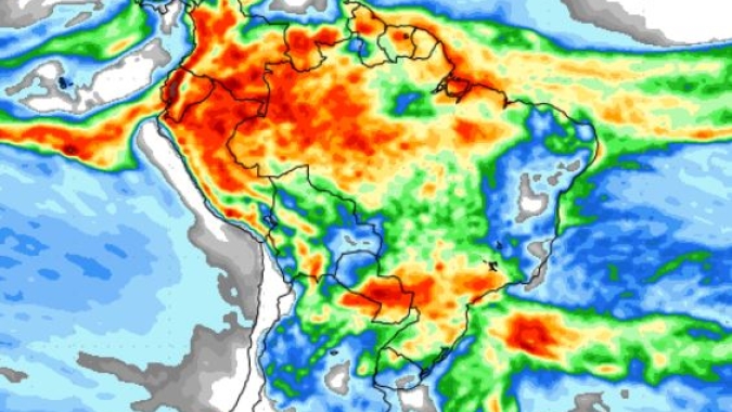 Chuva sem pausa: Centro-Sul do Brasil tem novo dia de alerta para tempestade nesta 3ª feira
