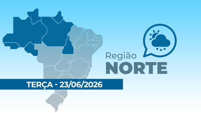 Calor e tempo seco predominam no Tocantins, enquanto chuvas seguem concentradas na Amazônia