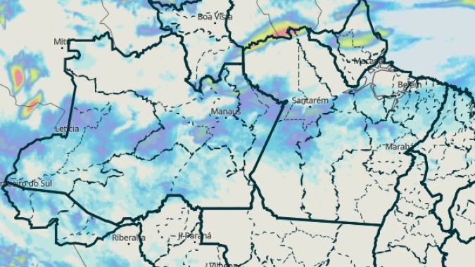 Calor predomina no Norte, mas chuva segue frequente em áreas da região