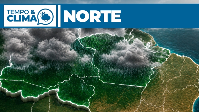 Chuvas retornam ao Acre, Rondônia e oeste do Amazonas, mas Tocantins segue sob calor e tempo seco