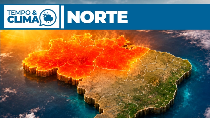 Norte terá chuvas concentradas no extremo da região; Tocantins segue em período seco