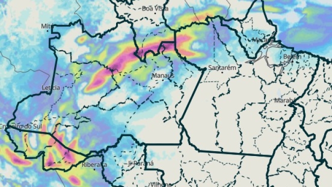 Norte segue com chuvas volumosas e calor ganha força ao longo da semana