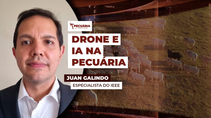 Drones e IA já são testados na pecuária