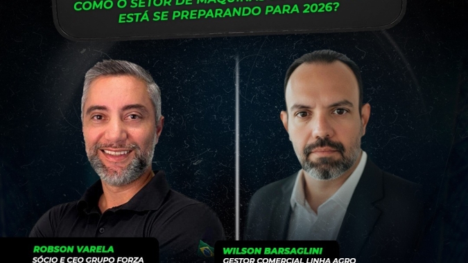 PodMáquinas recebe a Forza para falar sobre o mercado de máquinas de construção em 2026