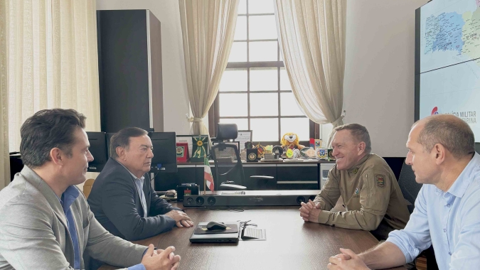 FAESC e Polícia Militar discutem estratégias para ampliar a segurança no campo
