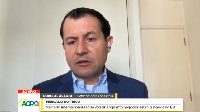 Preços do trigo deverão ser favorecidos por boas notícias vindas do cenário econômico global, afirma especialista