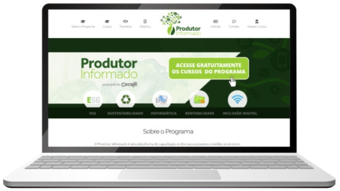 Café: nova plataforma on-line disponibiliza cursos gratuitos sobre sustentabilidade e tecnologia