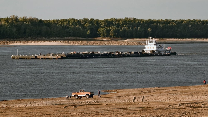 Os baixos níveis do Mississippi, nos EUA, ameaçam as exportações