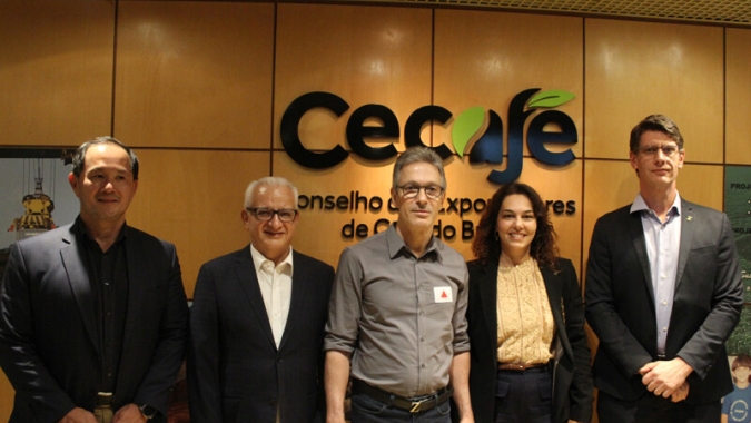 Cecafé recebe governador Romeu Zema para reunião em sua sede