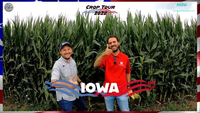Agro Connection: Crop Tour 2022: Iowa! Solos com pouca palha, mas lavouras em boas condições