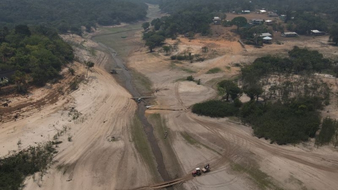Porto de Manaus registra menor nível de água em 121 anos em meio à seca
