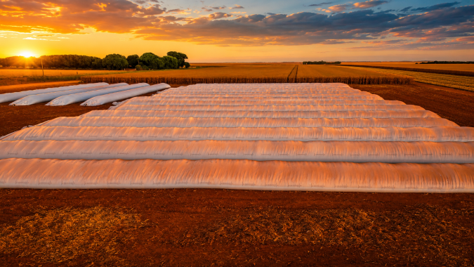 Déficit de armazenagem em Mato Grosso impulsiona uso de silo bolsa para estocar milho nas propriedades