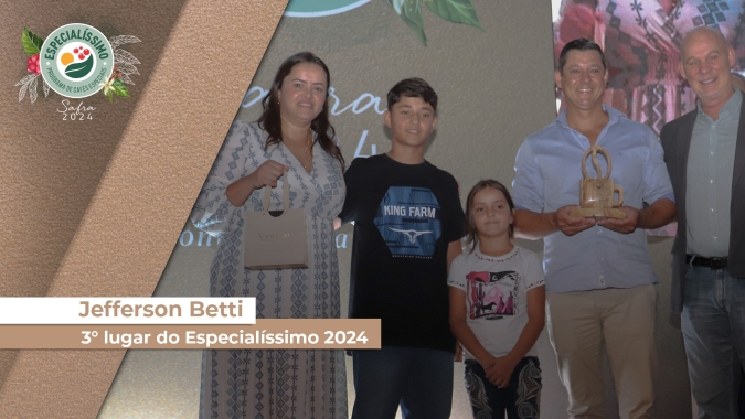 Conheça o terceiro colocado na premiação Especialíssimo 2024