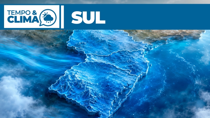 Sul terá fim de semana de chuva forte e início da semana com geadas no campo