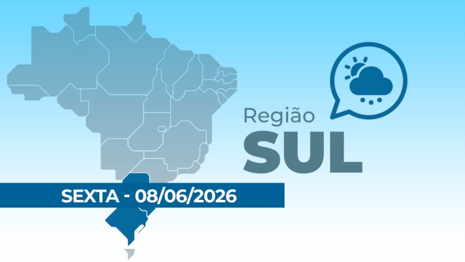 Ciclone traz chuva forte e risco de temporais para o Sul do Brasil