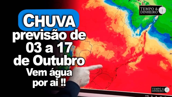 Chuvas vão chegar ao MATOPIBA e nas áreas de café, informa Ronaldo Coutinho