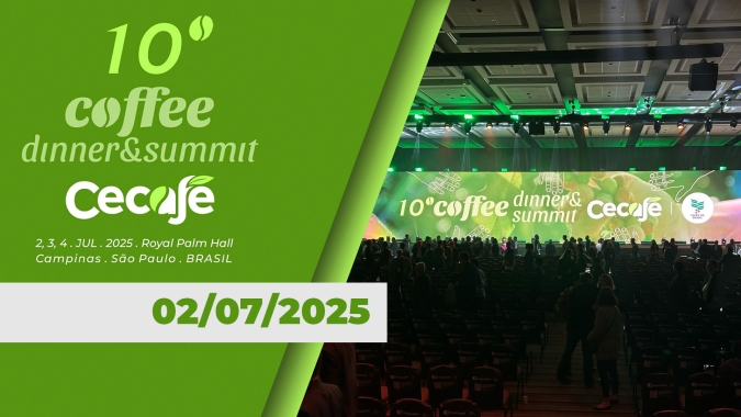 10º Coffee Dinner & Summit começou nesta 4ª feira (2) reunindo grandes nomes da cafeicultura
