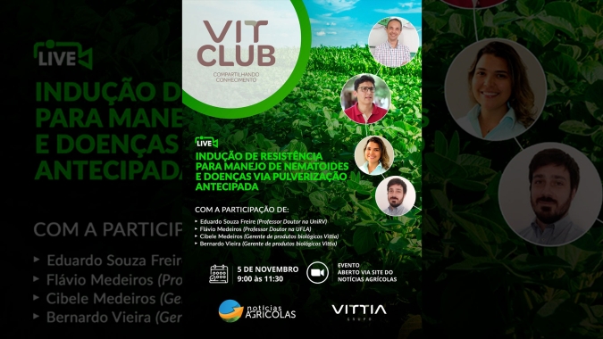 Live vai discutir manejo biológico para o controle dos nematoides que só no Brasil geram prejuízos de R$35bi em diferentes culturas