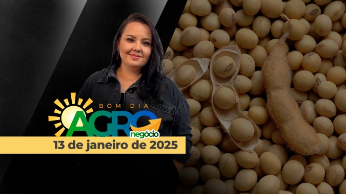Bom dia Agro 13/01/25 - Altas no complexo soja